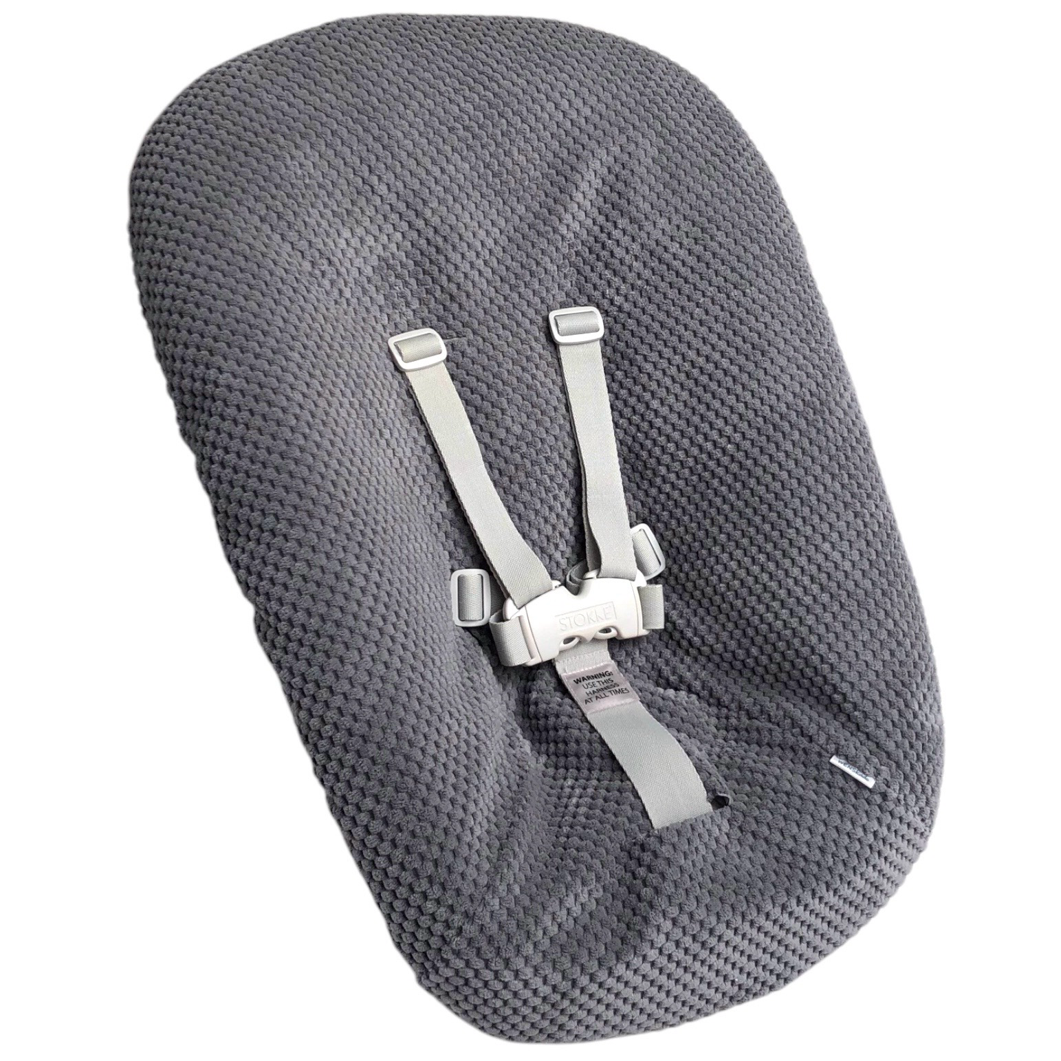 #06 Stokke newborn hoes, Pluche wafel grijs. Ook voor Kidsmill up.
