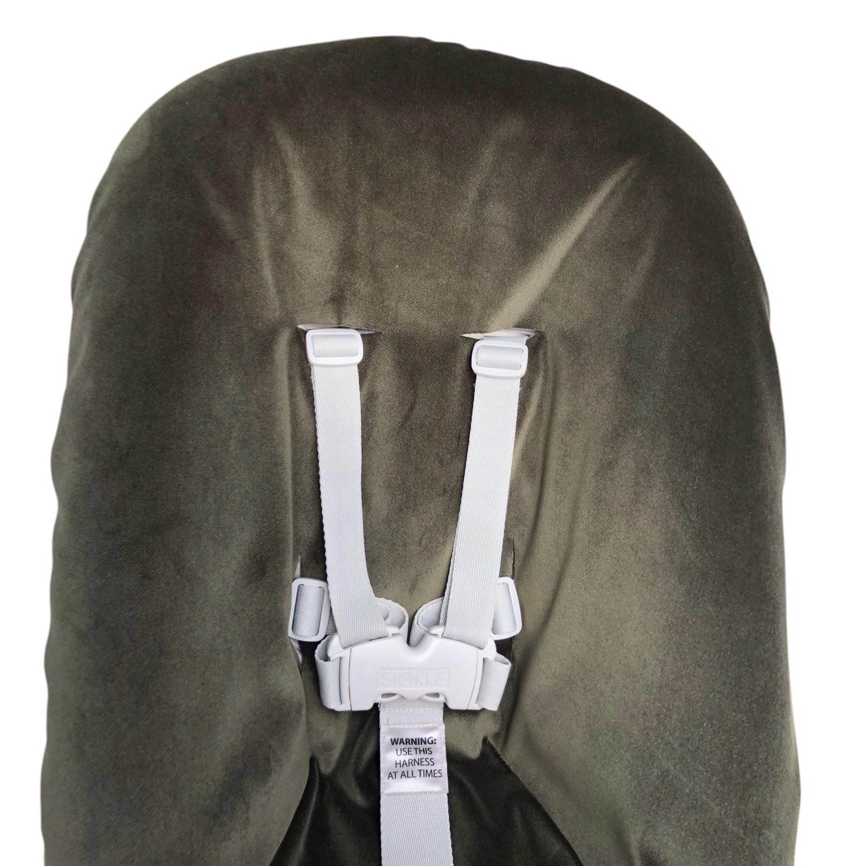 #34 Stokke newborn hoes, Army green velvet. Ook voor Kidsmill up.