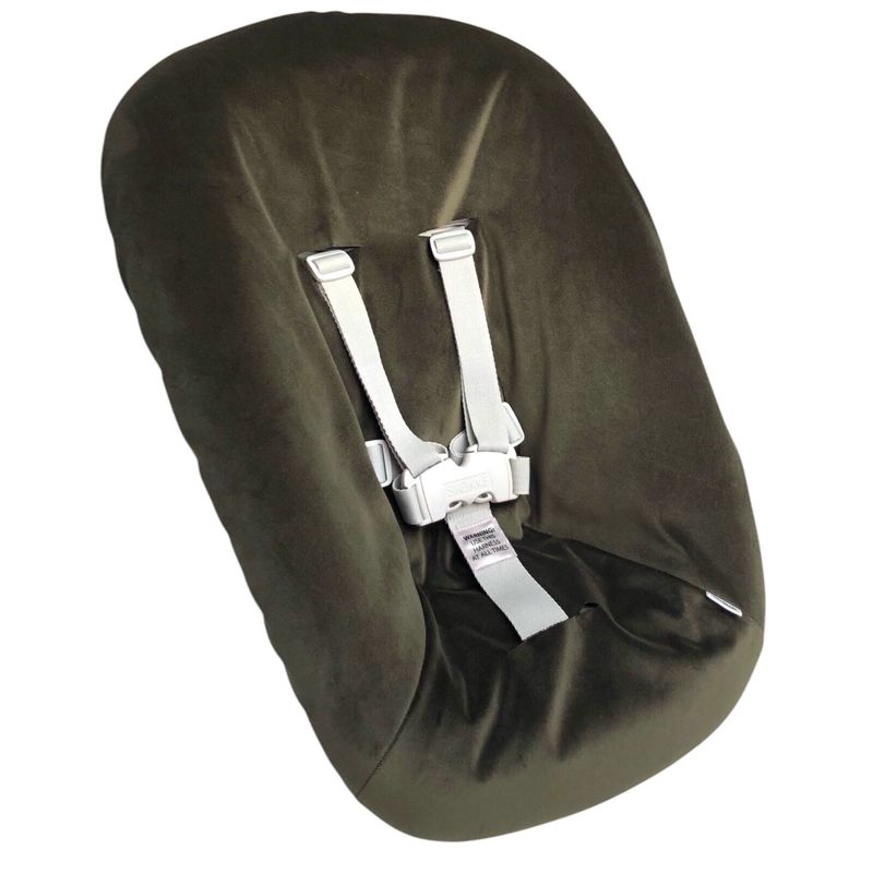 #34 Stokke newborn hoes, Army green velvet. Ook voor Kidsmill up.
