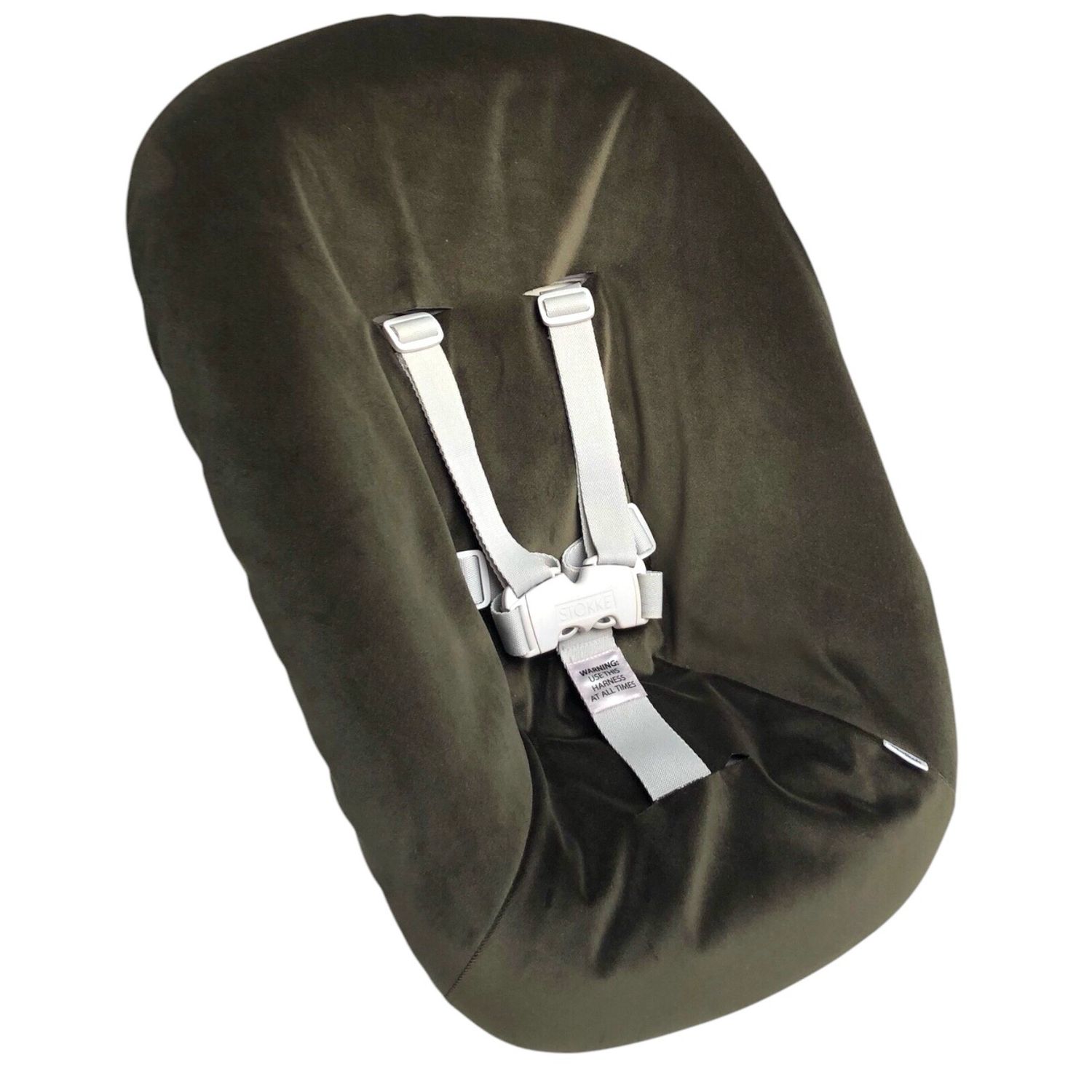 #34 Stokke newborn hoes, Army green velvet. Ook voor Kidsmill up.