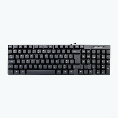 Keyboard Zebronics Wired