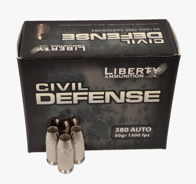 Liberty Ammunition "Civil Defense" .380 Auto