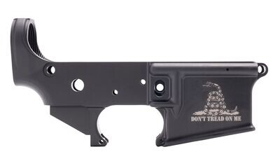 ANDERSON PACKAGED AM-15 STRIPPED LOWER RECEIVER, DON'T TREAD ON ME