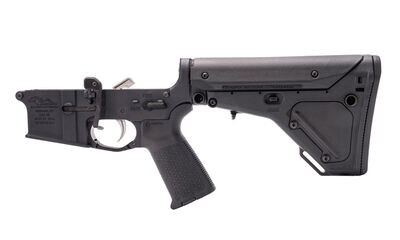 ANDERSON AM-15 ASSEMBLED M4 LOWER RECEIVER, BLACK MAGPUL MOE GRIP, UBR BUTTSTOCK AND B.A.D. LEVER