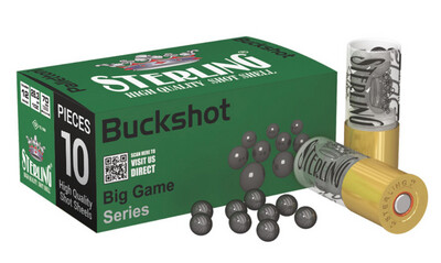 Sterling 12 Gauge Buckshot 200 Round Case
