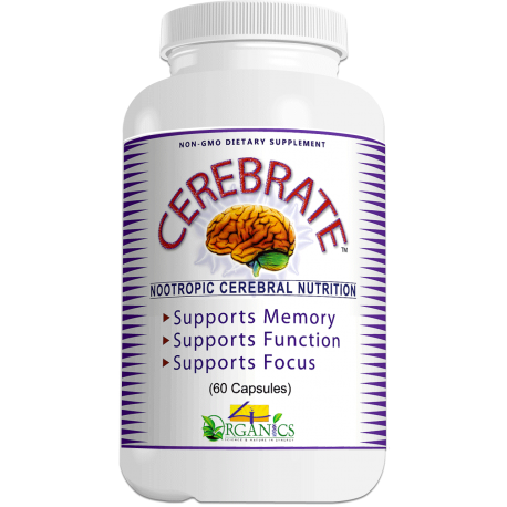 CEREBRATE-Brain Function Memory Support Supplement (60 Capsules)