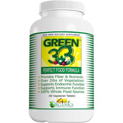 GREEN 33-Daily Greens Vegetable Superfoods Supplement (90 Capsules)