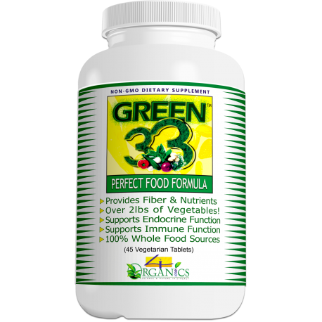 GREEN 33-Daily Greens Vegetable Superfoods Supplement (45 Capsules)