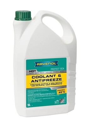 RAVENOL HDT HEAVY DUTY TRUCK COOL. PREMIX -40 C 5L