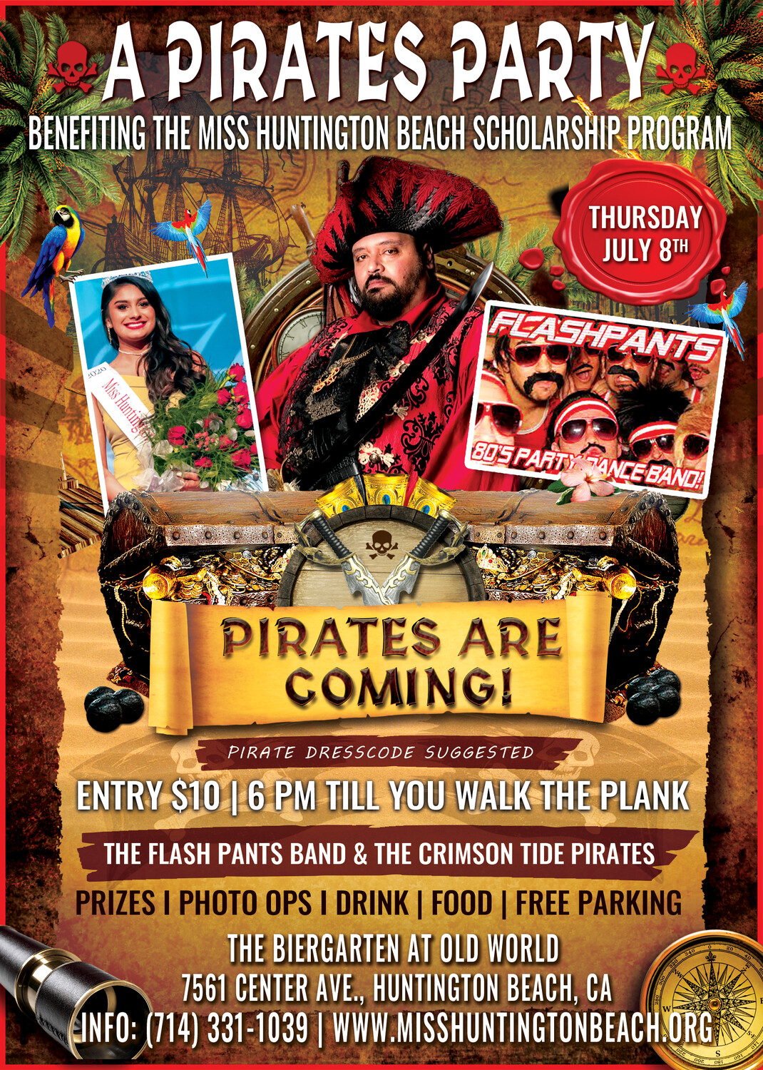 Tickets to A Pirates Party