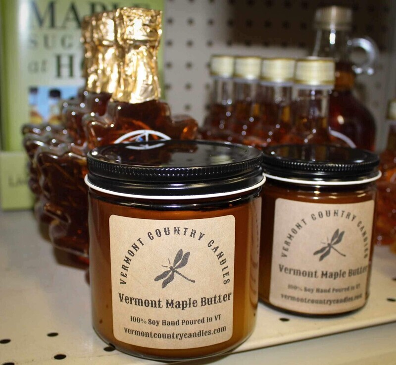 16 oz Double Wick Amber Jars