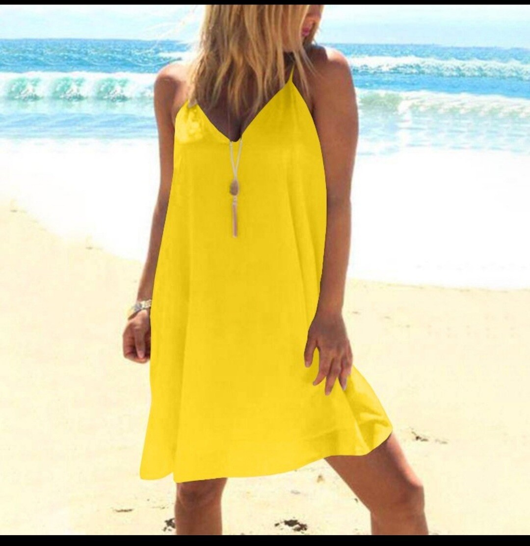 strap beach dress