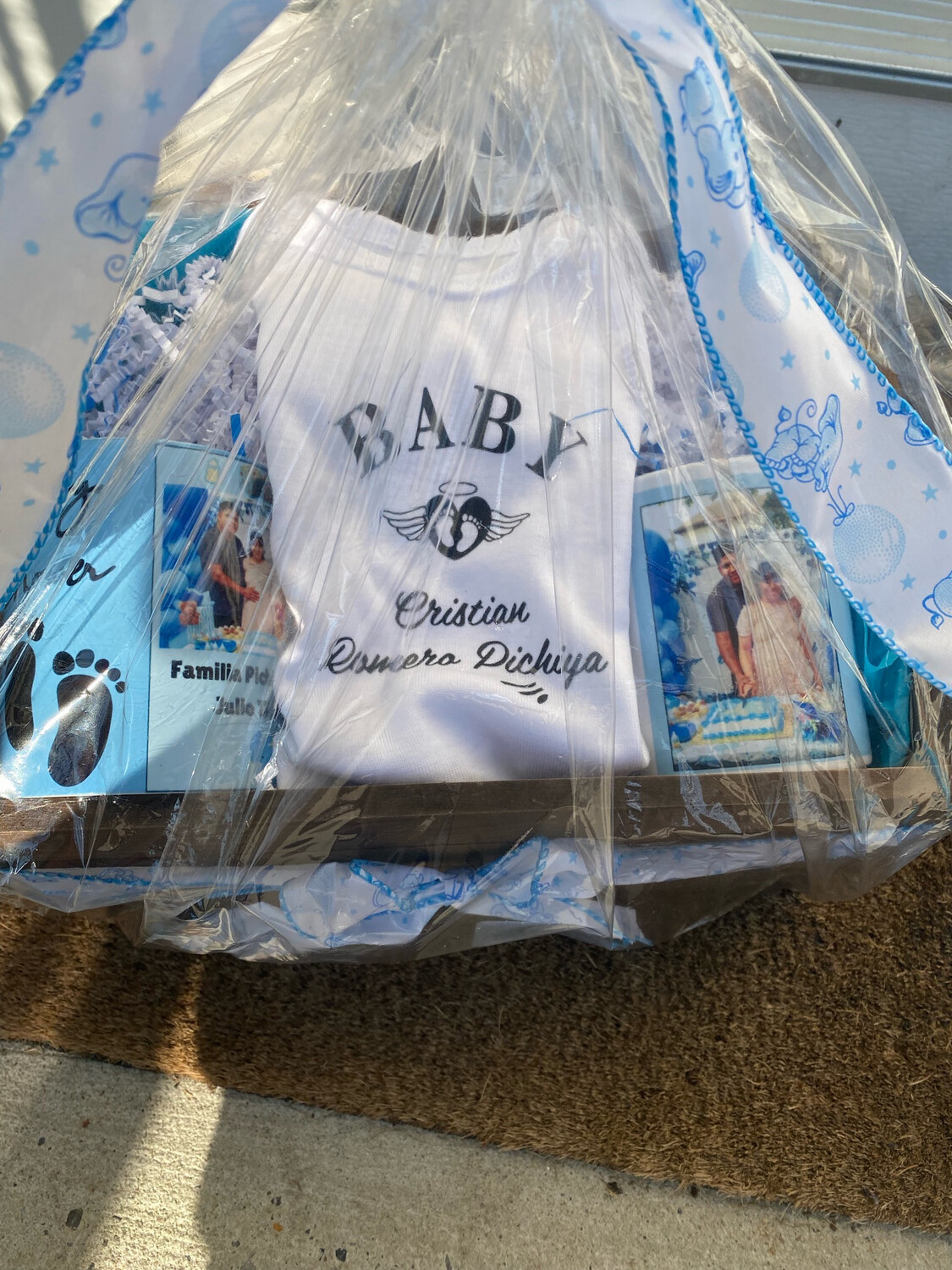 New Born Baby Basket GIF Set