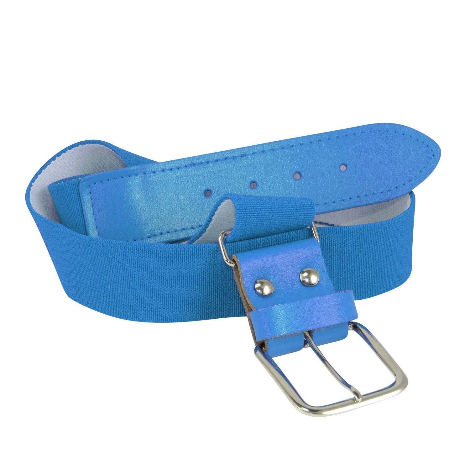 TCK Adjustable Elastic Baseball Belts Columbia Blue or Navy