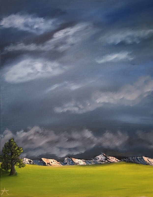 &quot;All Things are Eventually Known&quot; Framed Original Oil Painting