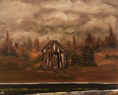 "Remnants of the Past" Original Oil Painting
