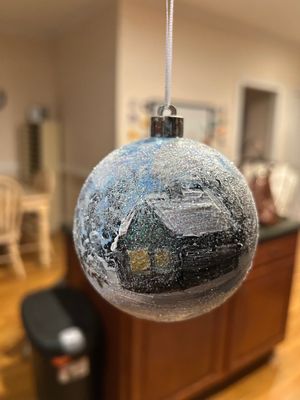 Hand Painted Christmas Ornament