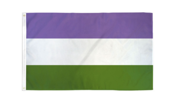 Genderqueer 3x5 Flag