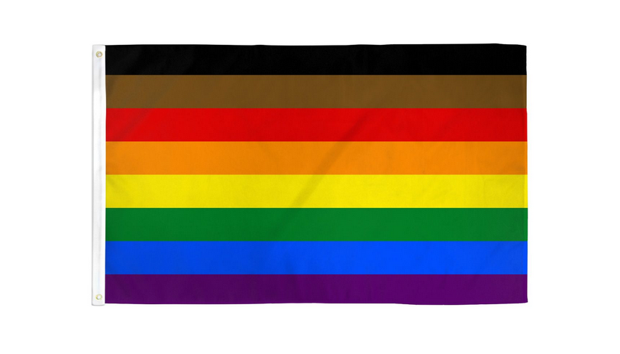 Philly Rainbow 3x5 Flag