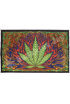 Sunshine Joy Hot Leaf 3D Tapestry: Chris Pinkerton Design