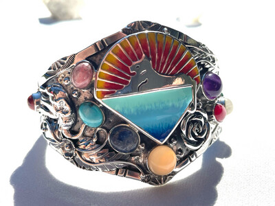 One of a Kind Jerry Garcia/Grateful Dead Cats Down Under The Stars Cuff