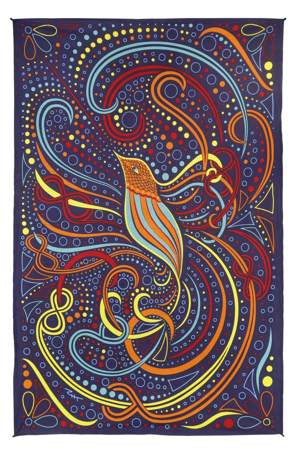 3D Hummingbird Tapestry