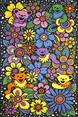GD Flower Bear Tapestry