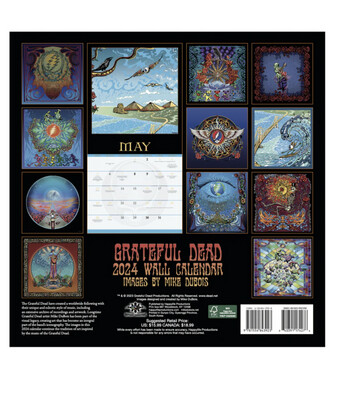 2023 Grateful Dead Wall Calendar
