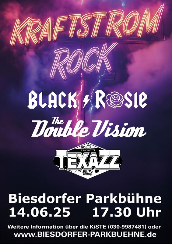 Kraftstrom Rock, Konzert (Preis zzgl. 10% VVK Gebühr); Kraftstrom Rock, Konzert (Preis zzgl. 10% VVK Gebühr);