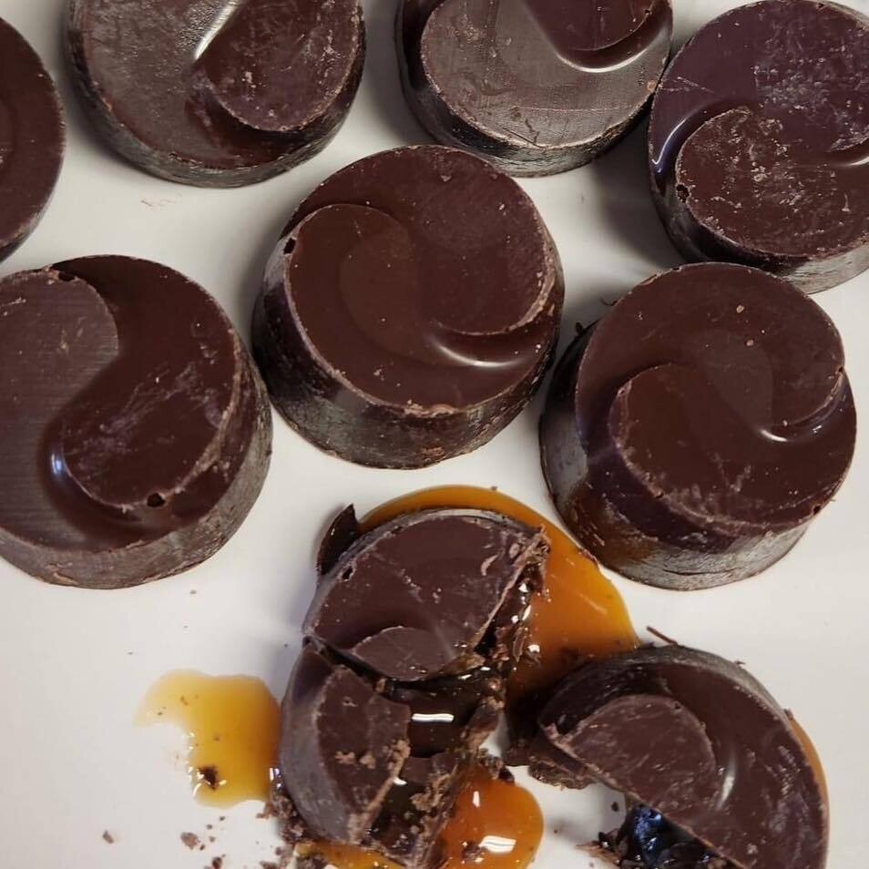 Chocolate Caramel Cordials