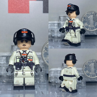 eastbrick custom minifig ww2 Kurt Mayer Winter white combat uniform version