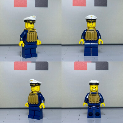 eastbrick custom minifig ww2 uboat teamer A