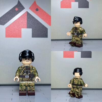 eastbrick custom minifig ww2 tiger tank commander