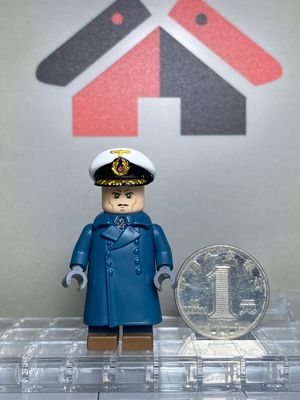 eastbrick custom minifig eb ww2 U552captain Erich Topp