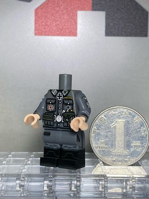 eastbrick custom minifig 10th Regiment SS School Officer of 5th SS Panzer Division “Wiking” DGB