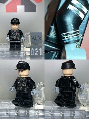 eastbrick custom minifigs ww2 502nd SS Jäger Battalion tank021 officer Kerscher