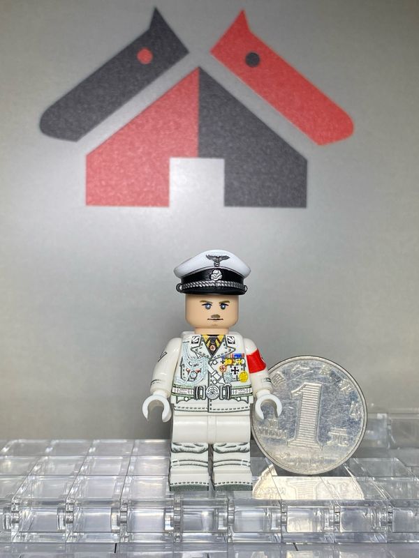 eastbrick custom minifig ww2 Dietrich White Special Edition