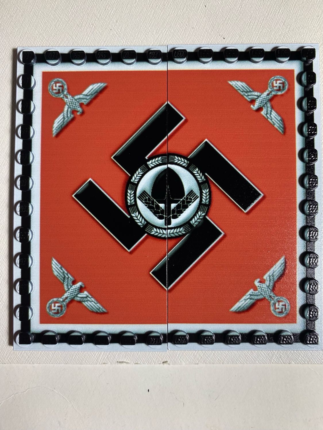 eastbrick custom ww2 Ger Poster printing brick B 12*12