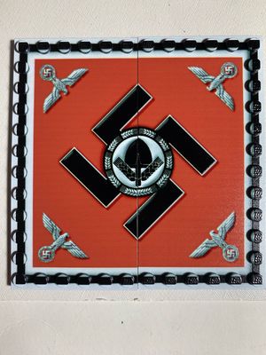 eastbrick custom ww2 Ger Poster printing brick B 12*12