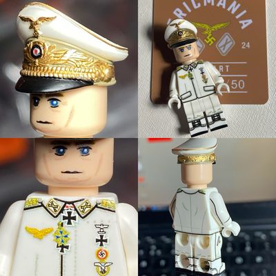 eastbrick custom minifig ww2 Hermann Wilhelm Göring Imperial Marshal Custom White Edition