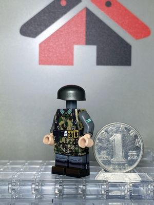 eastbrick custom minifig ww2 german Air Force Field Troops set of 2 figs