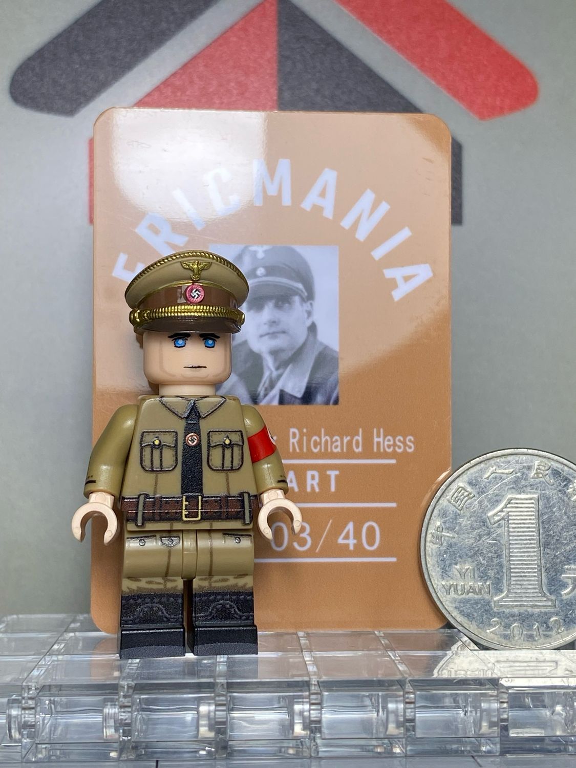 20250809 eastbrick custom minifig Rudolf Walter Richard Heß