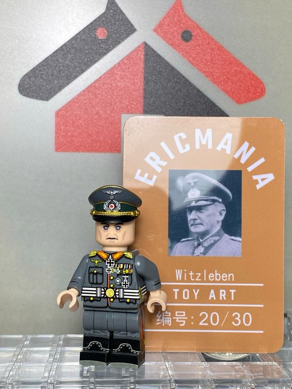 eastbrick custom minifig ww2 Witzleben UV printed use lego parts