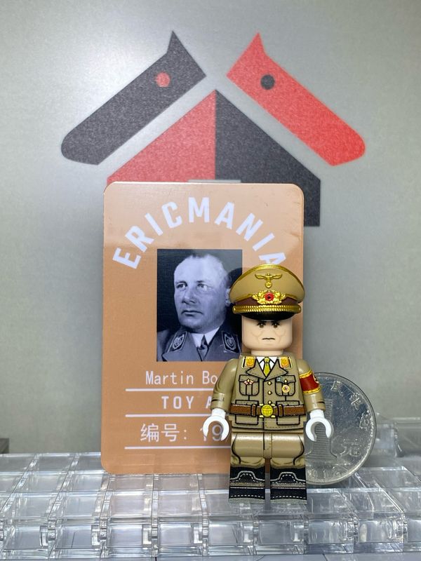 eastbrick custom minifig ww2 Martin Bormann uv printed on lego parts