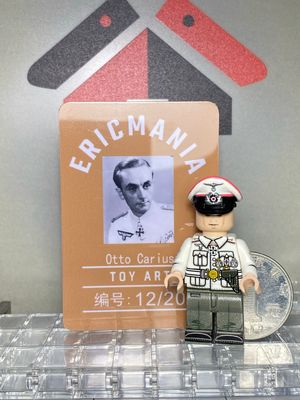 eastbrick custom minifig ww2 Otto Carius uv printed on lego parts