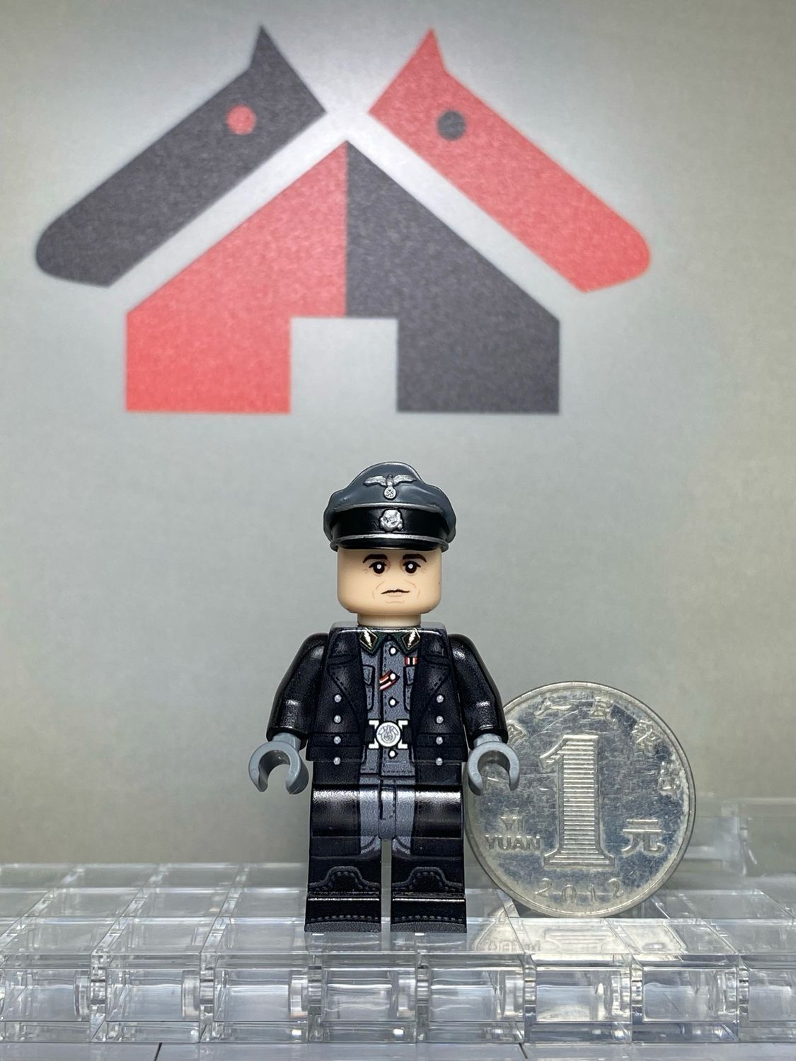 eastbrick custom minifig ww2 Hans Landa uv printed on lego parts