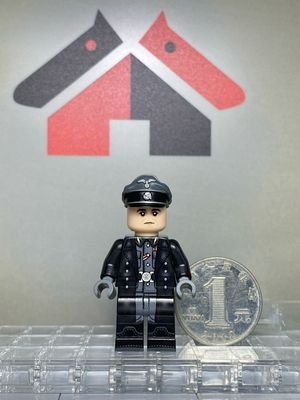 eastbrick custom minifig ww2 Hans Landa uv printed on lego parts