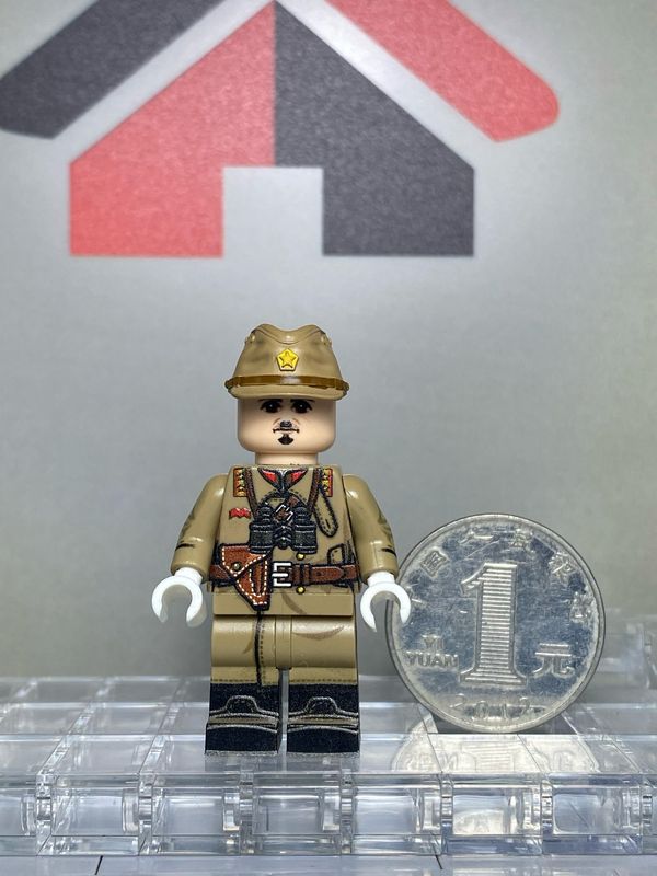 eastbrick custom minifig ww2 japan 饭田祥二郎 uv printed on lego parts