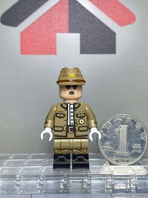 eastbrick custom minifig ww2 japan 阿南惟几 uv printed on lego parts