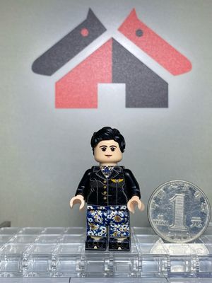 eastbrick custom minifig ww2 china 宋美龄 uv printed on lego parts